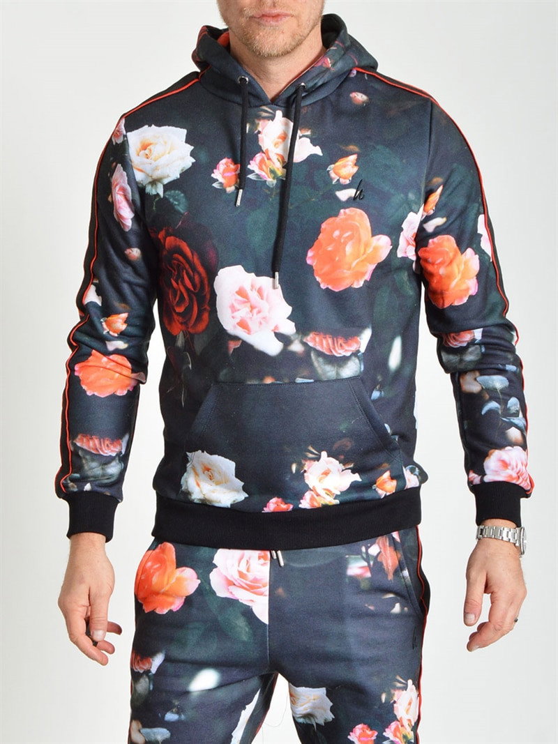 Hype Roses Stripe Hoodie (S)