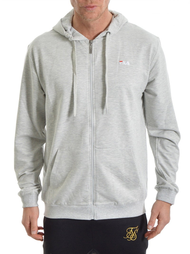 Michael Hooded Zip Sweat Grey (XS)