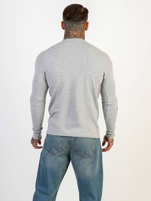 Grey Henley T-shirt
