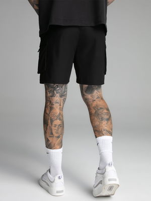Smart Cargo Shorts Black