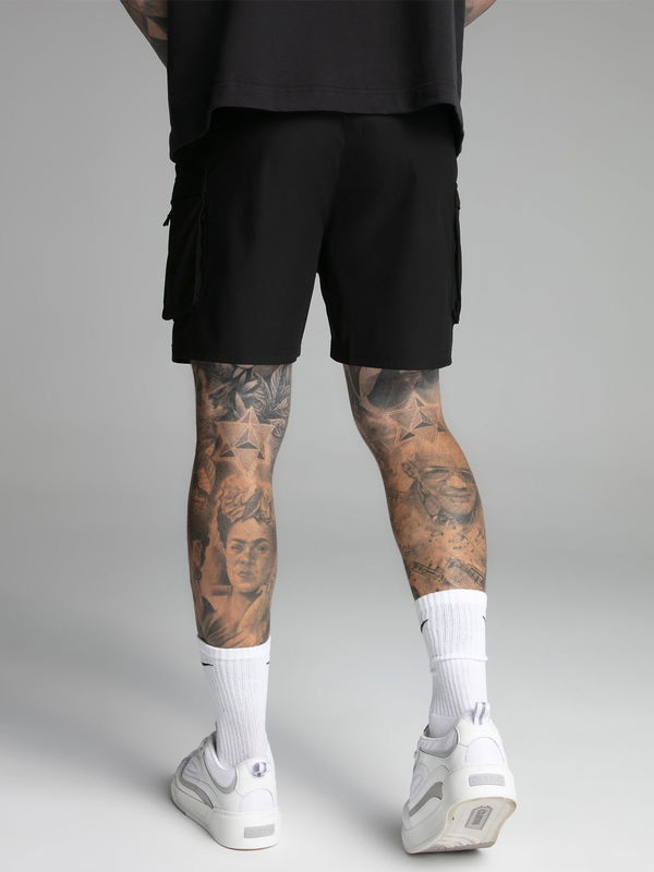 Smart Cargo Shorts Black