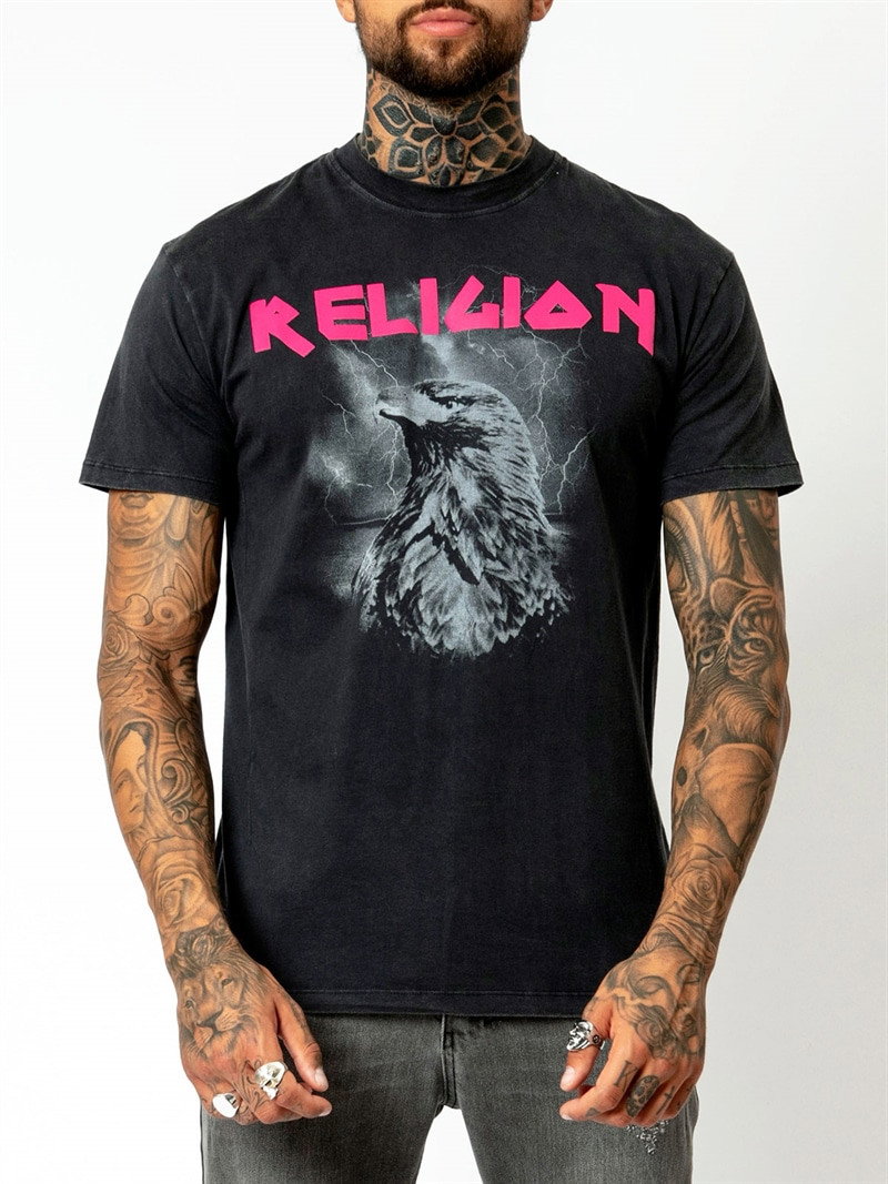 Lightning Eagle Curved Hem Tee (S)