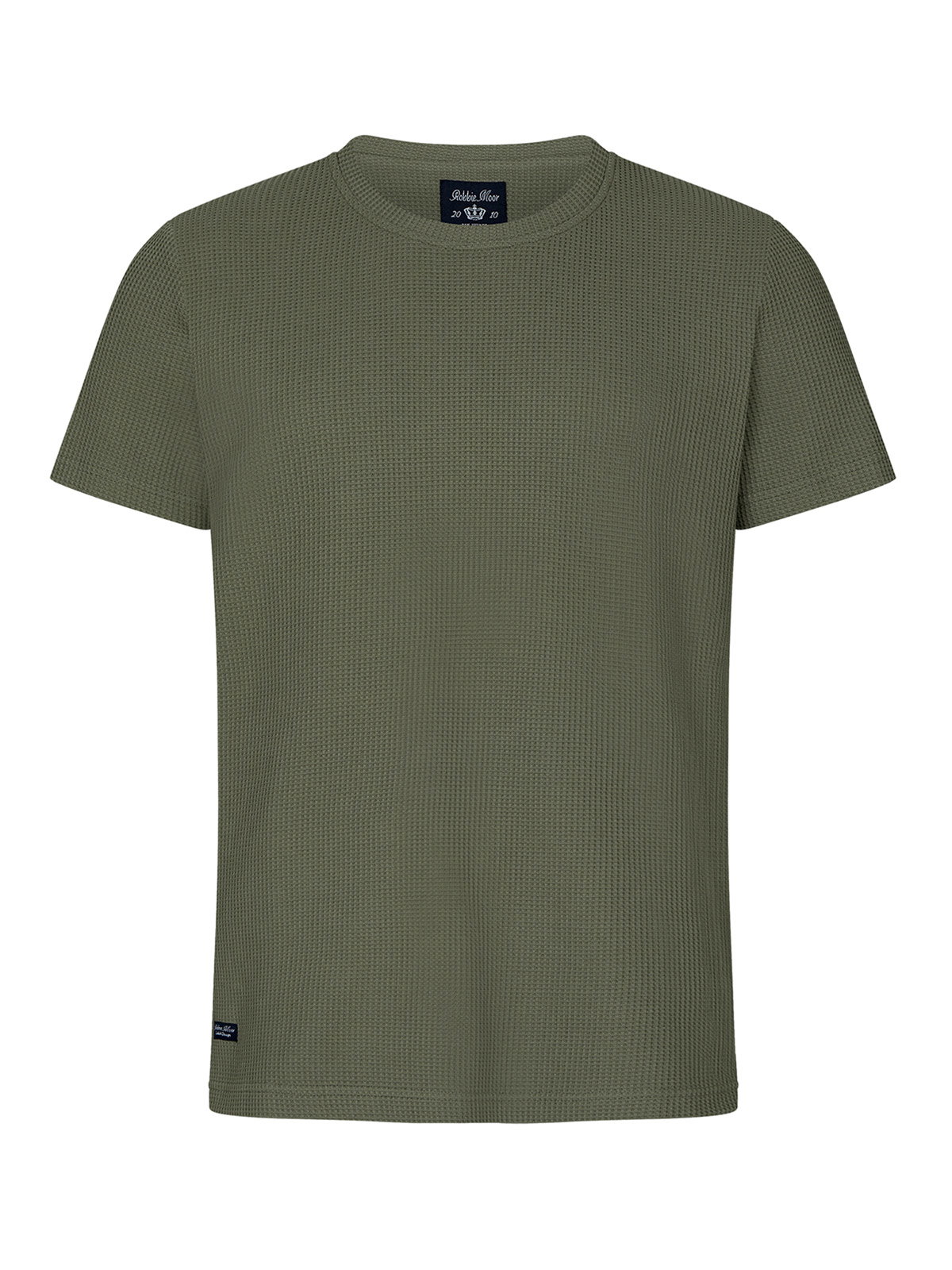 Lucas Waffle T-shirt Khaki (S)