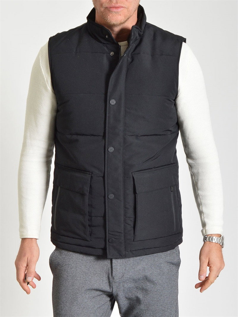 Carlo Waistcoat Black (L)