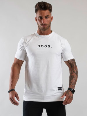 Mid Straight Tee White