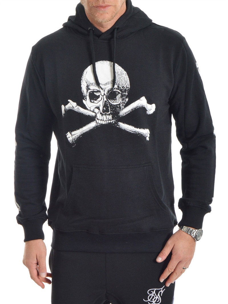 Skull Crossbones Hood (S)