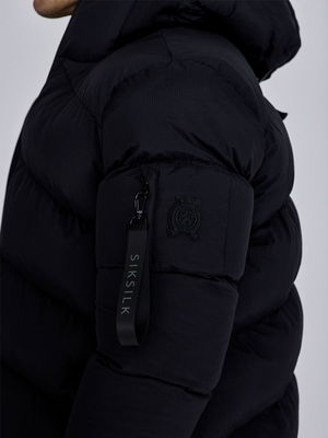 Longline Puffer Black