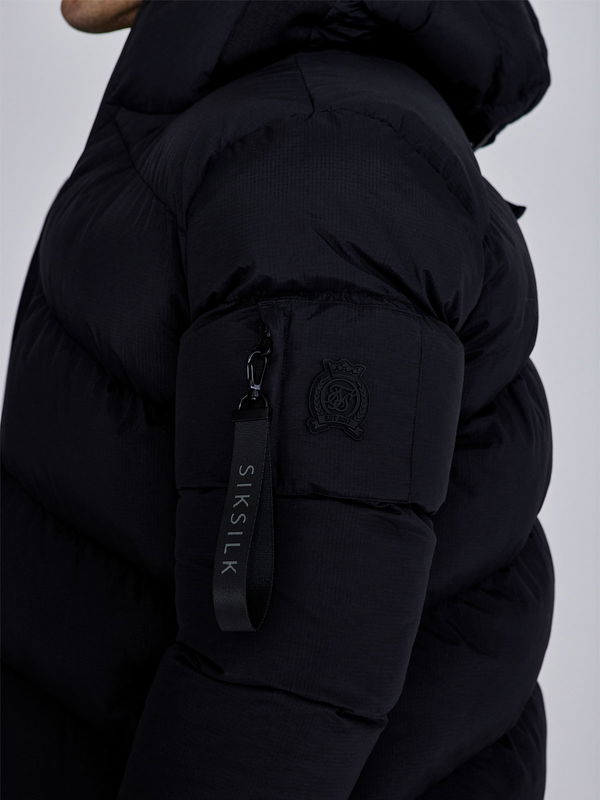Longline Puffer Black