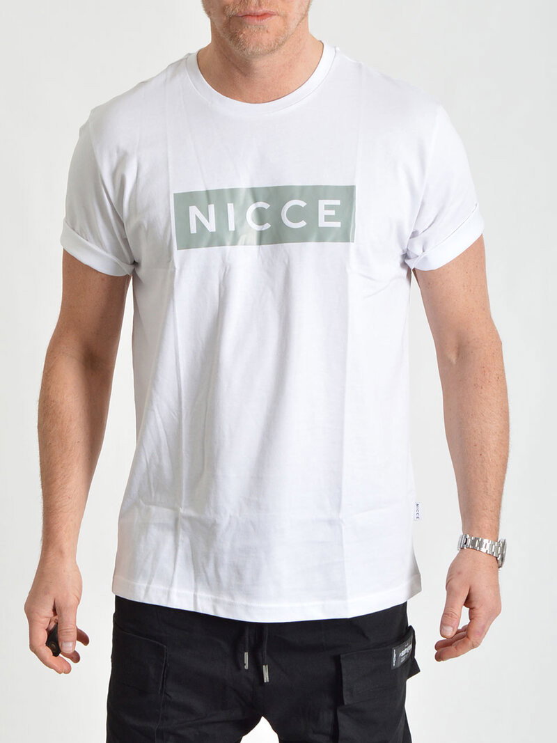 Emblem Tee White/Spearmint (S)
