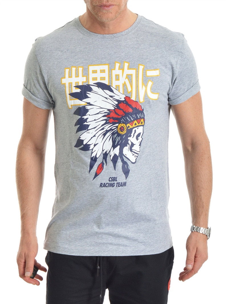 Downtown Tee Heather Grey (S)