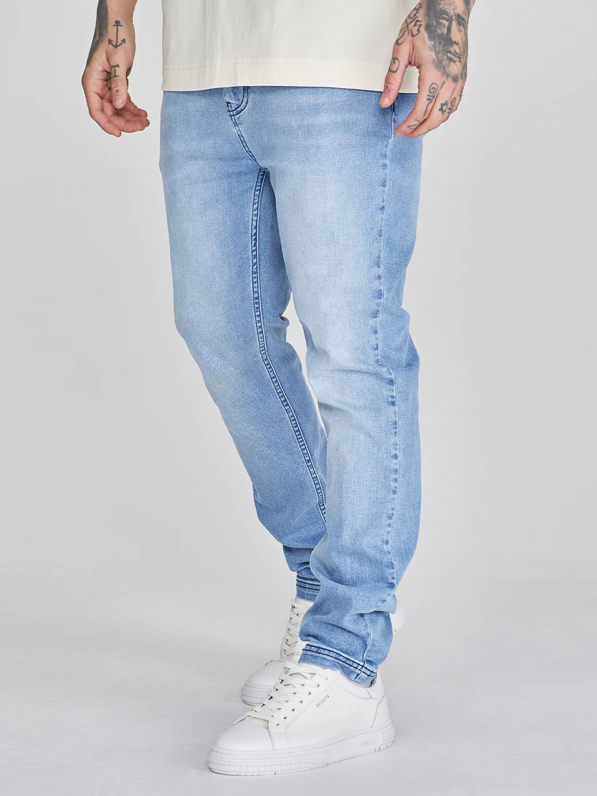 Drop Crotch Jeans Light Blue (L)