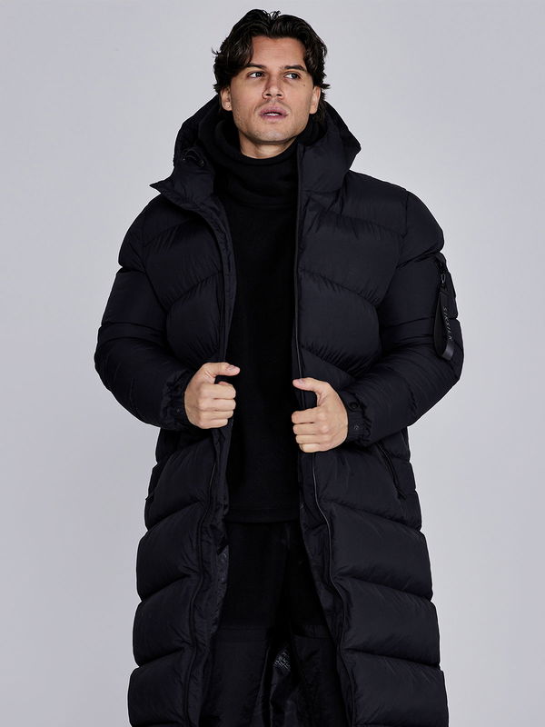 Longline Puffer Black