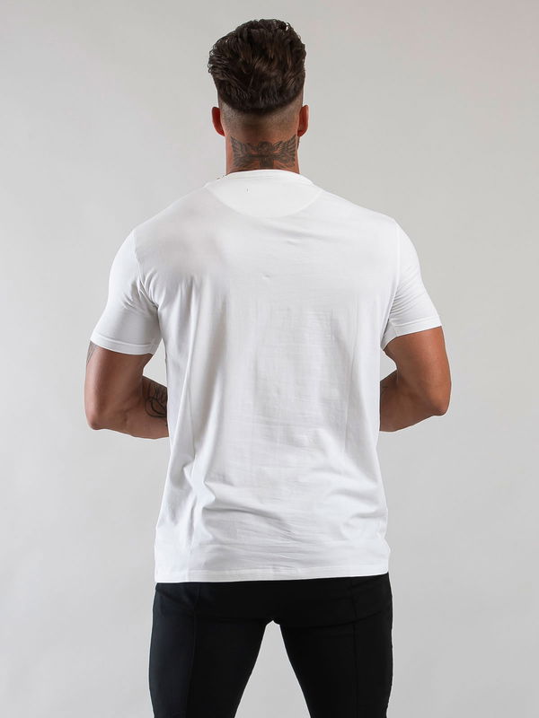 Big Logo Straight Tee White