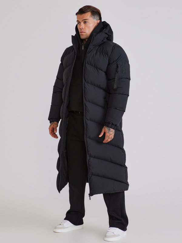 Longline Puffer Black