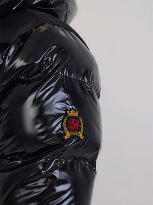 Half Shine Puffer Black