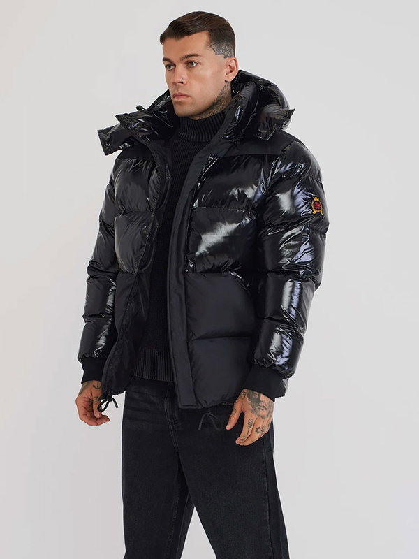 Half Shine Puffer Black