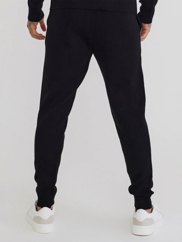 Knitted Joggers Black