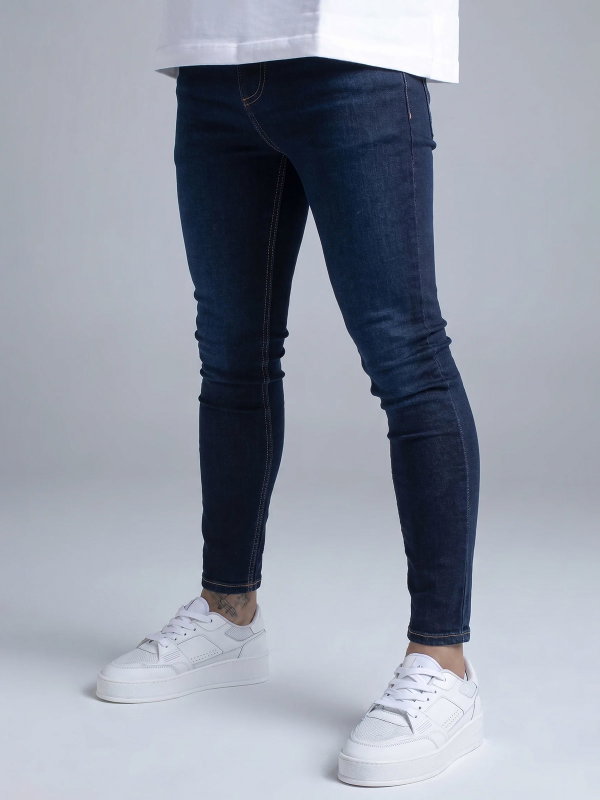 Washed Indigo Skinny Jeans