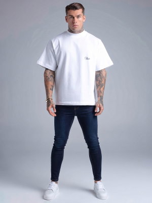 Washed Indigo Skinny Jeans