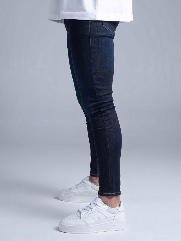 Washed Indigo Skinny Jeans