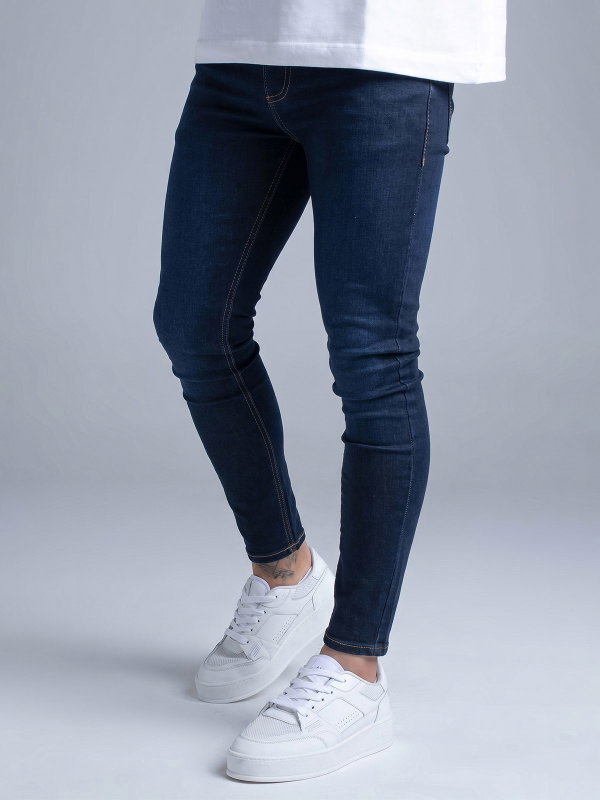 Washed Indigo Skinny Jeans