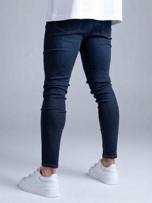 Washed Indigo Skinny Jeans