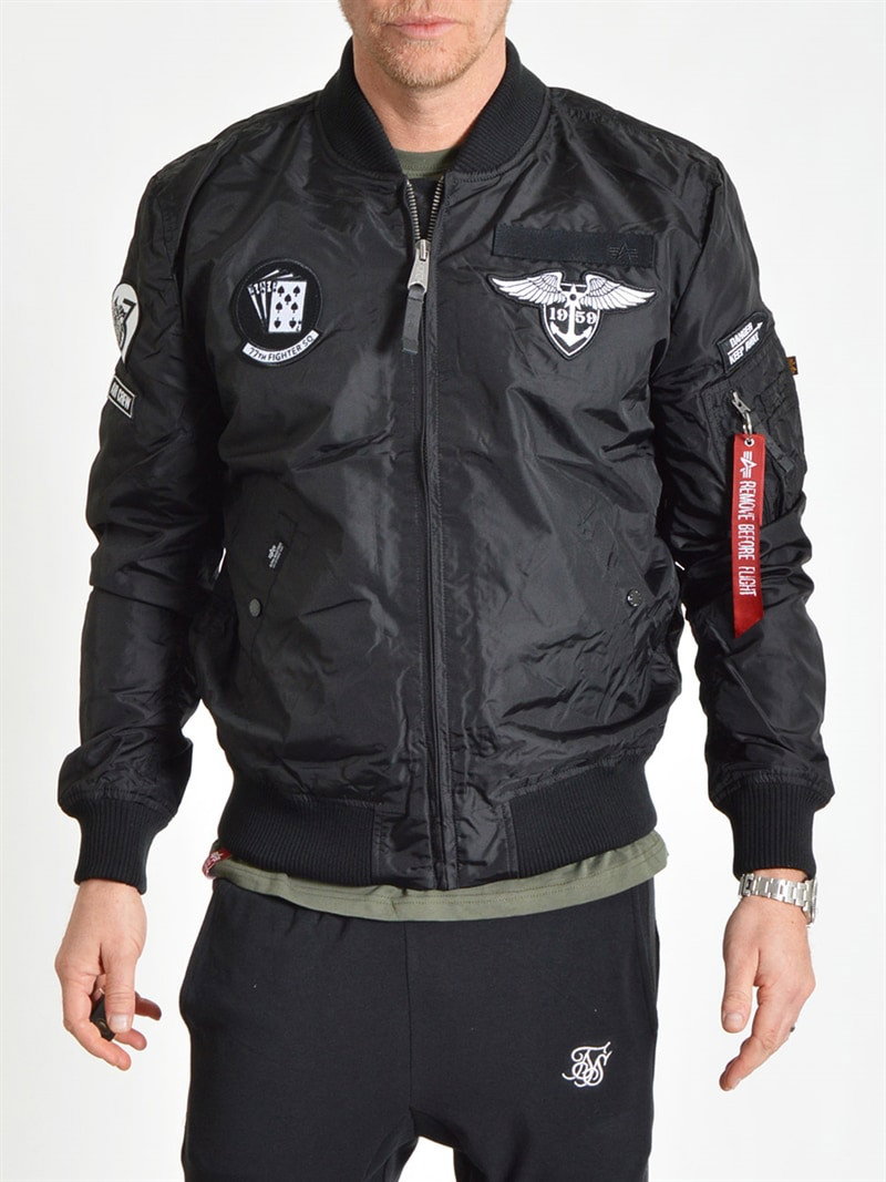 MA-1 TT Patch SF Black (L)