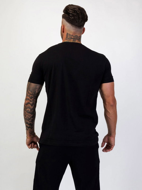 Small Logo Straight Tee Black Foil