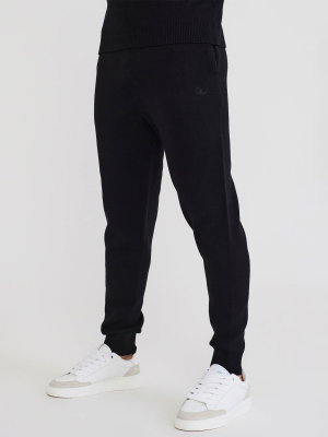 Knitted Joggers Black