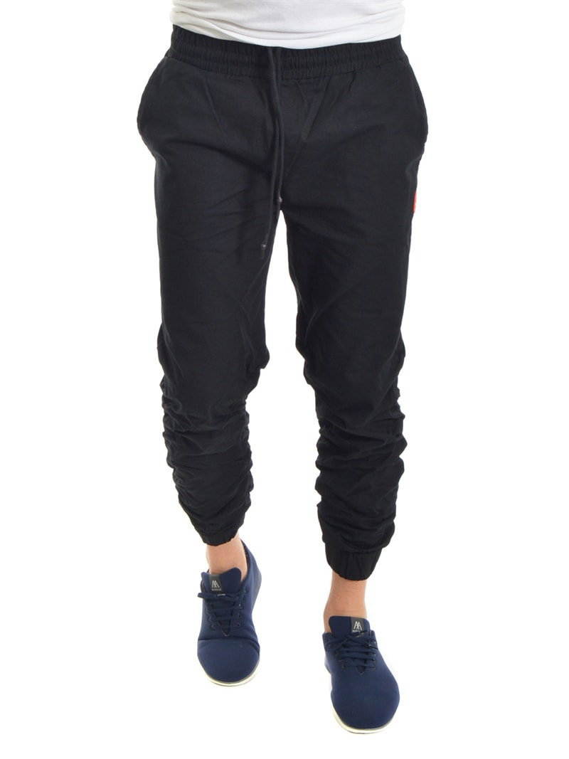 Nine Zero Stacked Jogger Black (M)