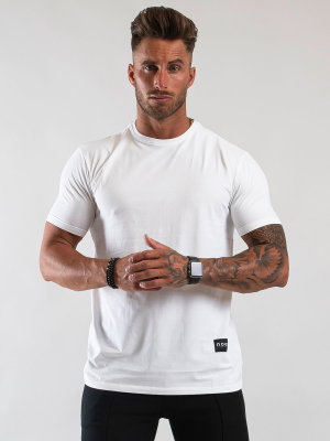 Athleisure Straight Tee White