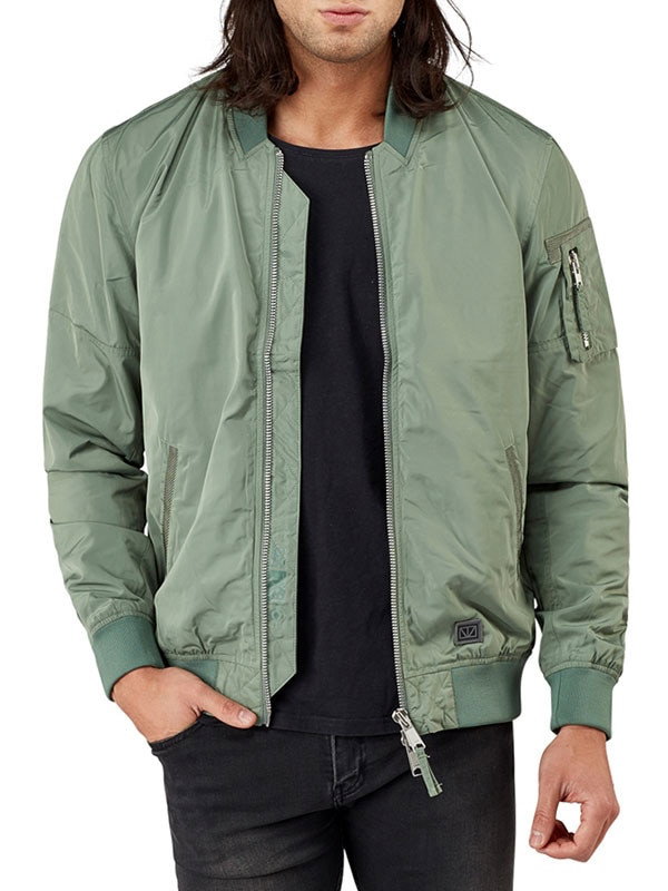 Harris Bomber Silver Green (S)