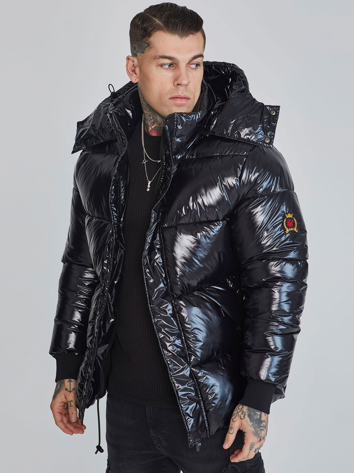 Black Puffer Jacket (M)