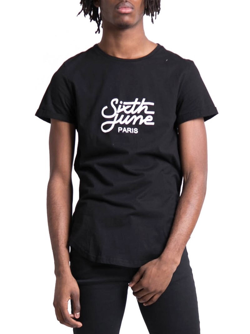 Rounded Logo Tee Black (S)