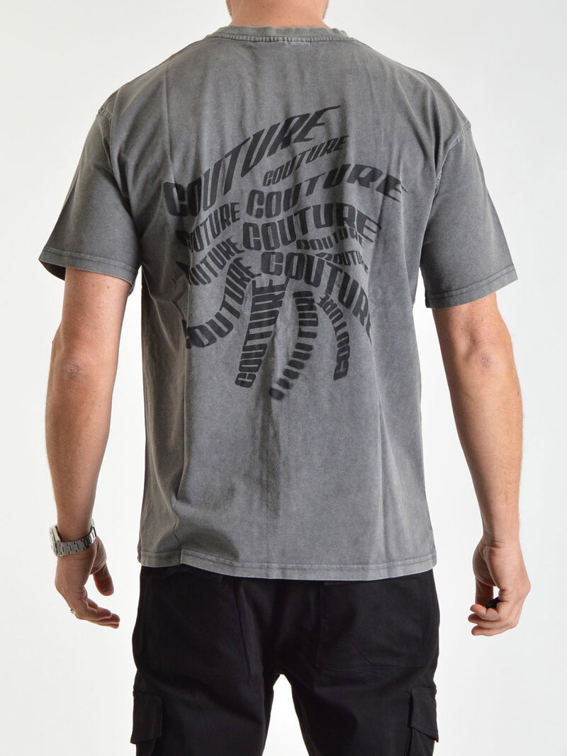 Distorted Logo Tee Acid Wash (XL)
