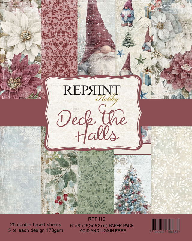 Paperpack Reprint - Deck the Halls Collection - 6x6