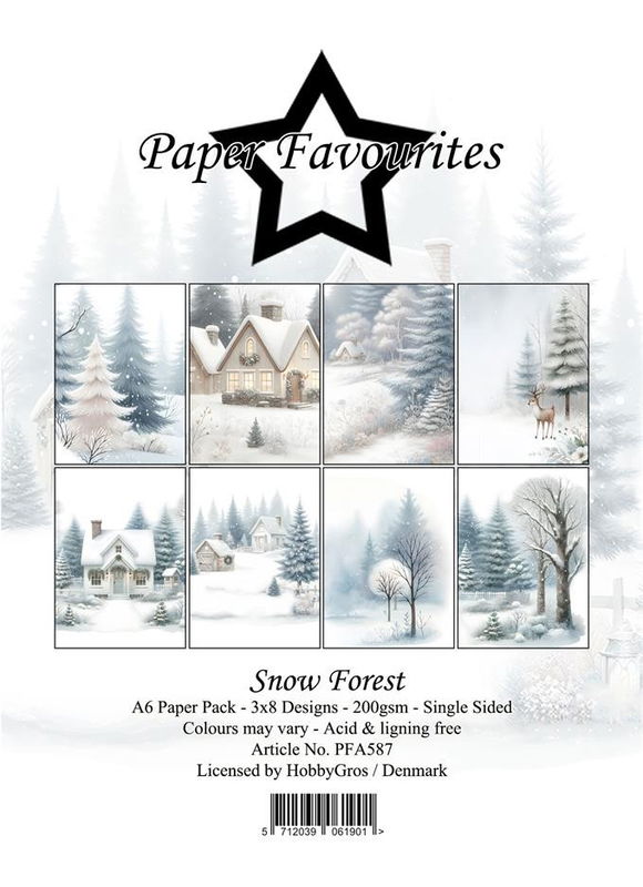 Paper Favourites Paper Pack "Snow Forest" A6