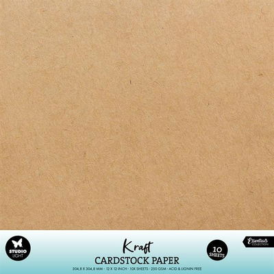 Studio Light Cardstock "Kraft" 12 x 12
