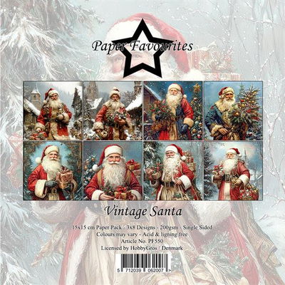 Paper Favourites Paper Pack "Vintage Santa" 6x6