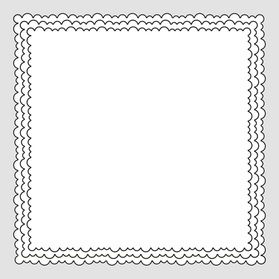 Design5 - 15 x 15 Bubbelramar – 3 st – Cutting Die