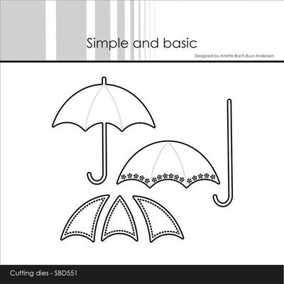 Simple and Basic die "Umbrella"