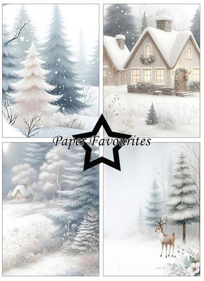 Paper Favourites Paper Pack "Snow Forest" A6