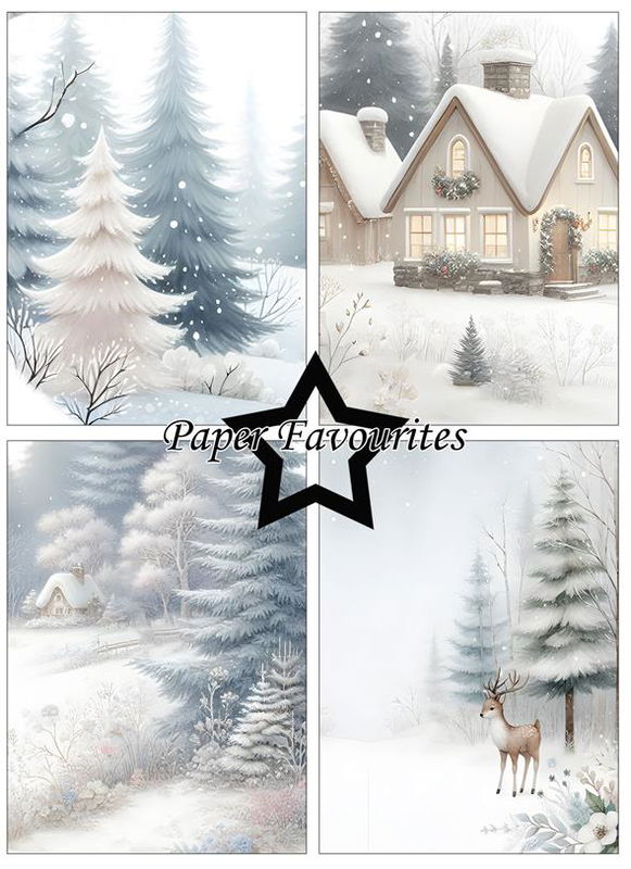 Paper Favourites Paper Pack "Snow Forest" A6