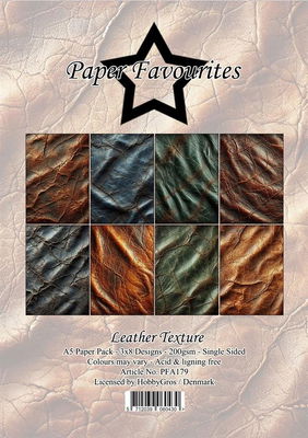 Paper Favourites Paper Pack A5 "Leather Texture"