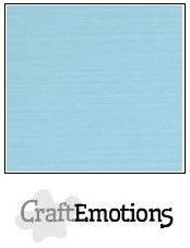 CraftEmotions linen cardboard 10 Sh light blue 30,5x30,5cm