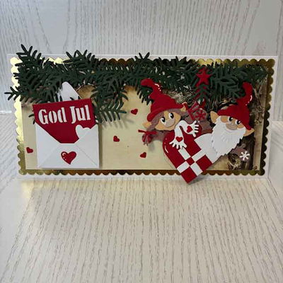 By Lene dies "Envelope with text" God Jul