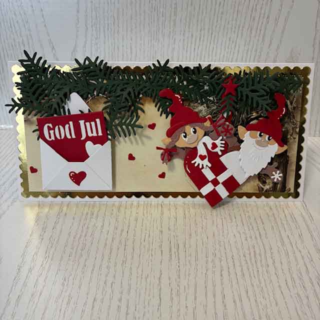 By Lene dies "Envelope with text" God Jul