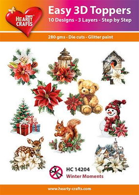 Hearty Crafts Easy 3D Toppers - Winter Moments