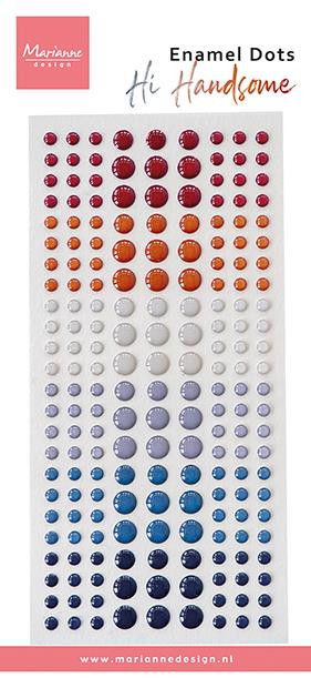Marianne Design Enamel Dots "Hi Handsome!"