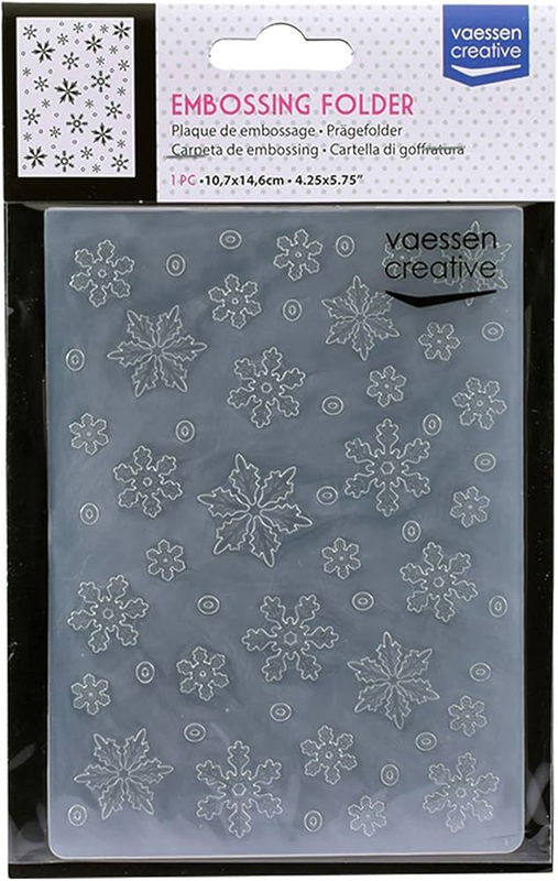 Vaessen Creative Embossing Folder, Snowflake